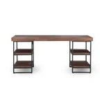 Morella Iron Desk Desks Brown 16