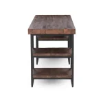 Morella Iron Desk Desks Brown 18
