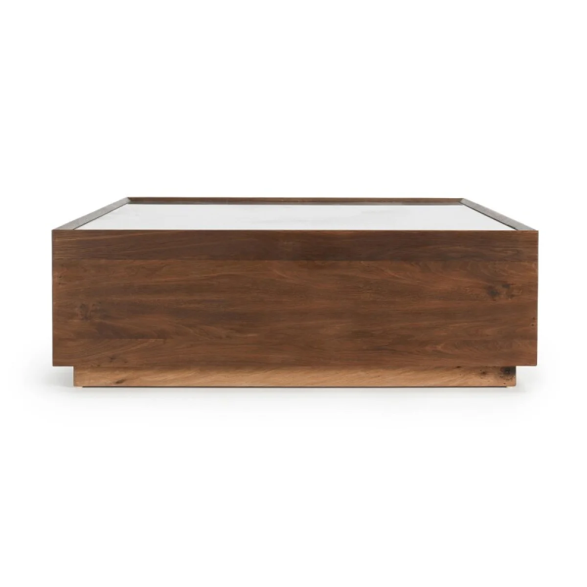 Santa Barbara 49.5″ Square Coffee Table Cocktail & Coffee Tables Brown 6