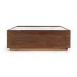 Santa Barbara 49.5″ Square Coffee Table Cocktail & Coffee Tables Brown 13