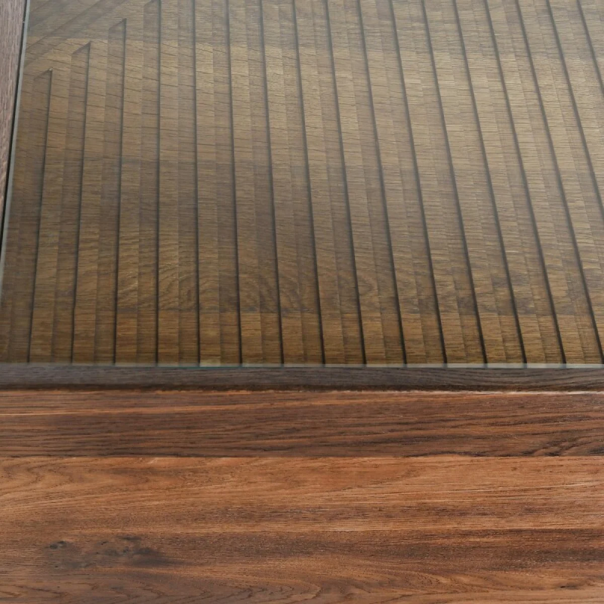 Santa Barbara 49.5″ Square Coffee Table Cocktail & Coffee Tables Brown 7