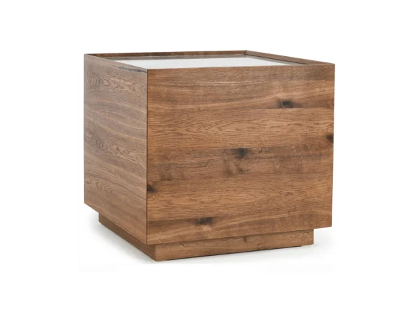 Abrelle Solid Wood Nesting Tables Set Of 2 Table Sets Brown 10