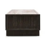 Anton Solid Wood Rectangle 4dwr Coffee Table – Black-natural Cocktail & Coffee Tables black 21