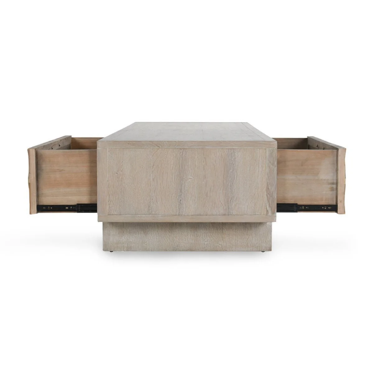 Anton Solid Wood Rectangle 4dwr Coffee Table Cocktail & Coffee Tables Beige/Natural 9