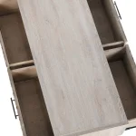Anton Solid Wood Rectangle 4dwr Coffee Table Cocktail & Coffee Tables Beige/Natural 19