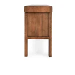 Lahey Solid Wood 11dwr Rectangle Console Table – Mission Brown Console Tables Brown 20