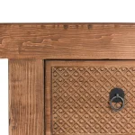 Lahey Solid Wood 11dwr Rectangle Console Table – Mission Brown Console Tables Brown 24