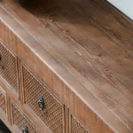 Lahey Solid Wood 11dwr Rectangle Console Table – Mission Brown Console Tables Brown 26
