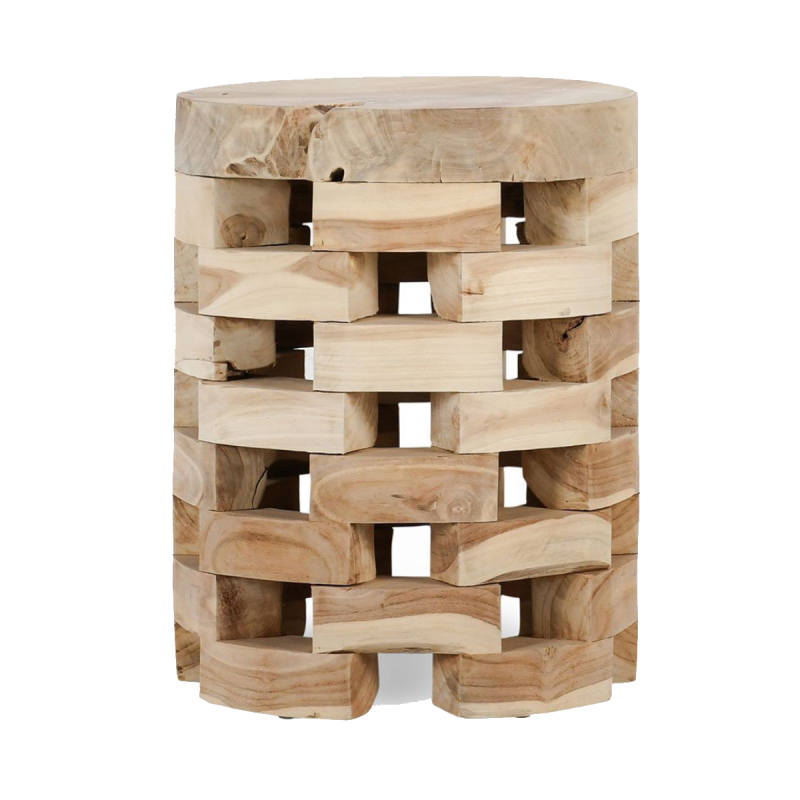 Dacosta Solid Wood Round Accent Table