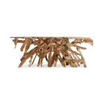 Shia Teak Root Console Table - Image 3