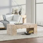 Anders Solid Wood Rectangle Coffee Table Cocktail & Coffee Tables Classic Home 21