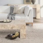 Anders Solid Wood Rectangle Coffee Table Cocktail & Coffee Tables Classic Home 22