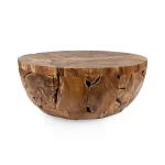 Garford Solid Wood Round Coffee Table