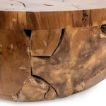 Garford Solid Wood Round Coffee Table - Image 5