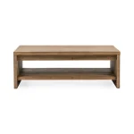 Nalani Solid Wood Rectangle Coffee Table - Image 3