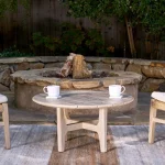 Dawn Outdoor Round Coffee Table Outdoor Tables Classic Home 12