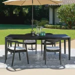 Aria Outdoor Rectangle Dining Table - Image 3