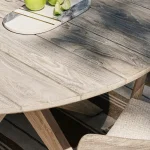 Alameda Outdoor Round Dining Table Outdoor Dining Tables Classic Home 20