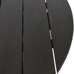 Alameda 53″ Outdoor Round Dining Table Outdoor Dining Tables black 14