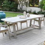 Agnes Outdoor Rectangle Dining Table Outdoor Dining Tables Classic Home 22