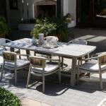 Agnes Outdoor Rectangle Dining Table Outdoor Dining Tables Classic Home 24