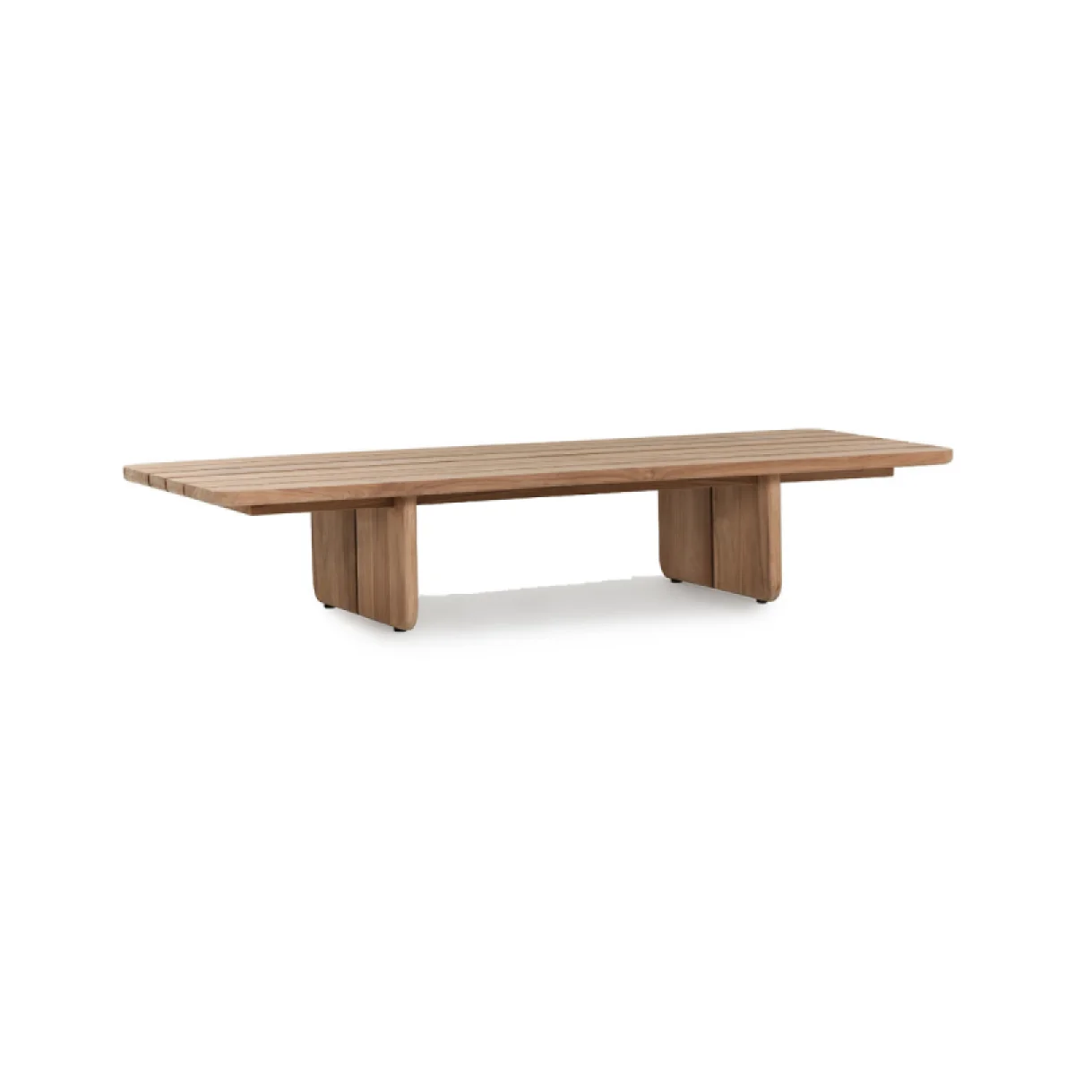 Hudson Outdoor Coffee Table Outdoor Tables Brown 4