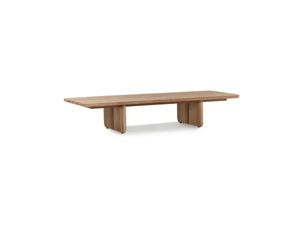 Hudson Outdoor Coffee Table Outdoor Tables Brown