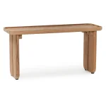 Hudson Outdoor Coffee Table Outdoor Tables Brown 9