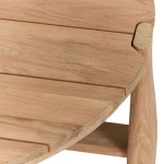 Aston Outdoor Round Coffee Table Outdoor Tables Brown 15