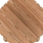 Aston Outdoor Round Coffee Table Outdoor Tables Brown 18