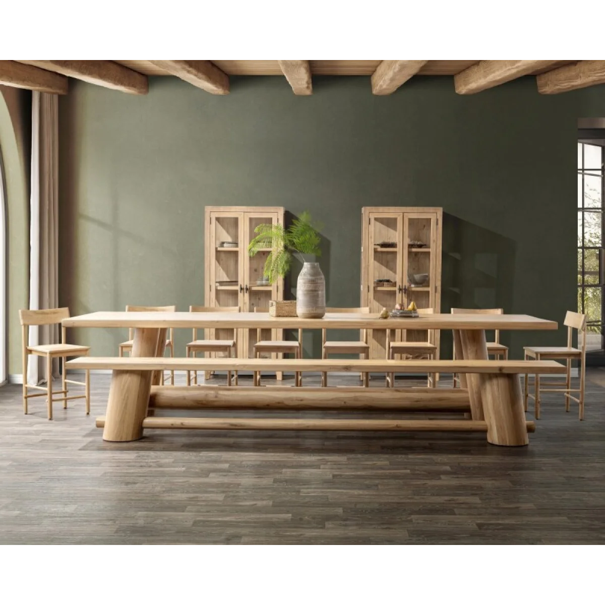 Foundation Solid Wood Rectangle Gathering Table Bar Furniture Bar Furniture 13