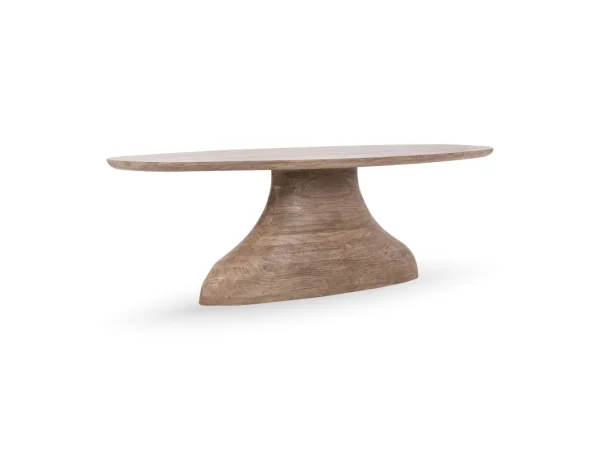 Alvaro Solid Wood Rectangle Dining Table Dining Tables Brown 16