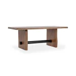 Brinton Solid Wood Rectangle Dining Table