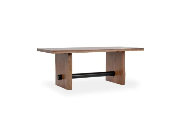 Alvaro Solid Wood Rectangle Dining Table Dining Tables Brown 17