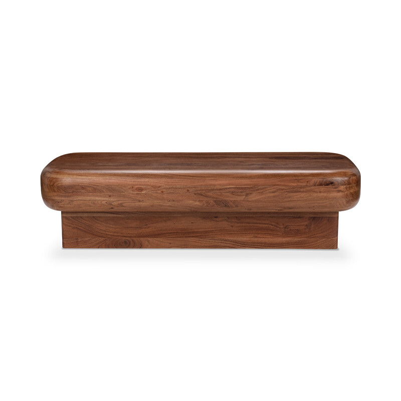 Craig Solid Wood Rectangle Coffee Table Cocktail & Coffee Tables Acorn Brown 6 Craig Solid Wood Rectangle Coffee Table Cocktail & Coffee Tables Acorn Brown 6
