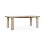 Byron Outdoor Rectangle Dining Table Outdoor Dining Tables Aged Cream 11