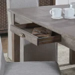 Megan Solid Wood Rectangle Dining Table - Image 10