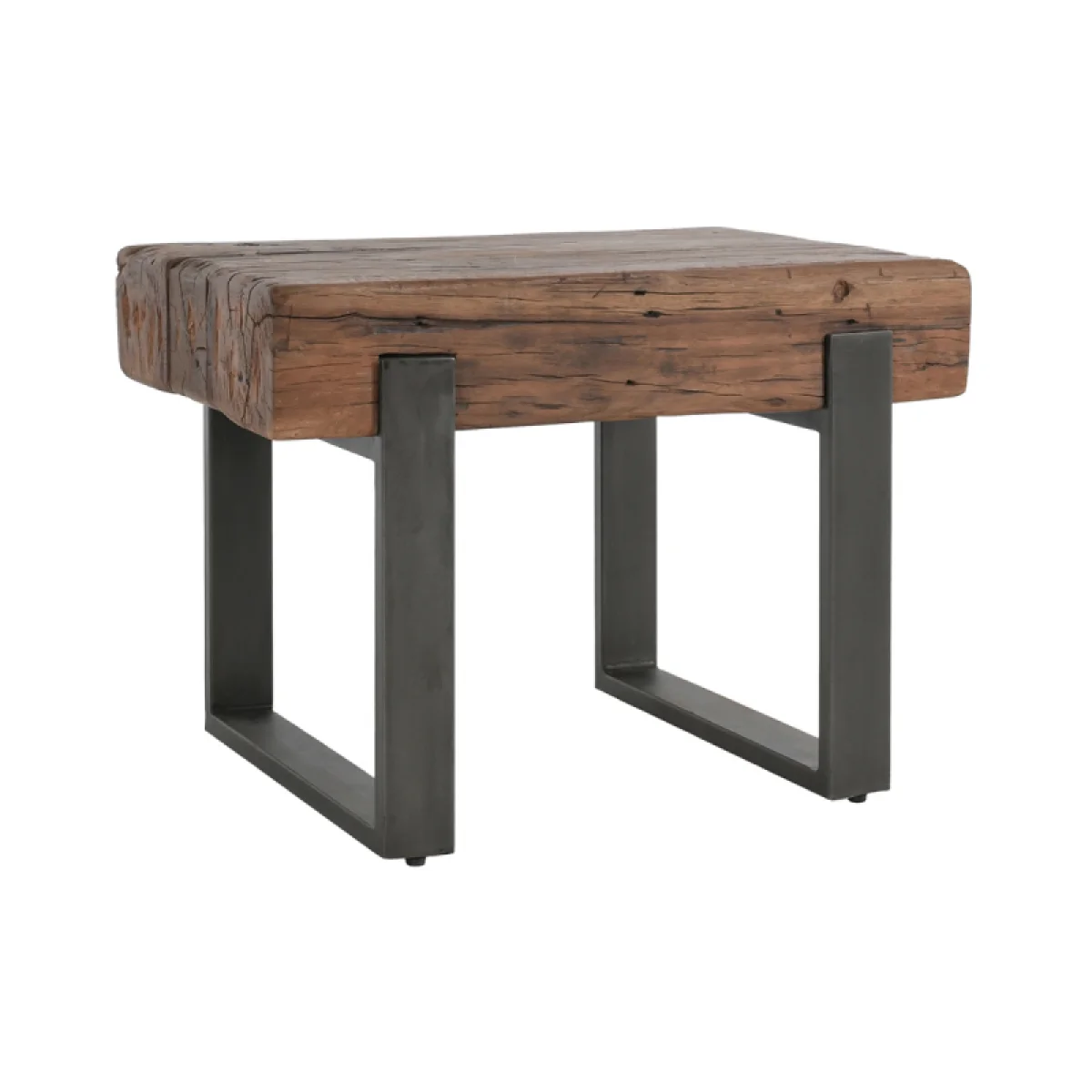 Duarte Solid Wood Rectangle End Table End tables Brown 4