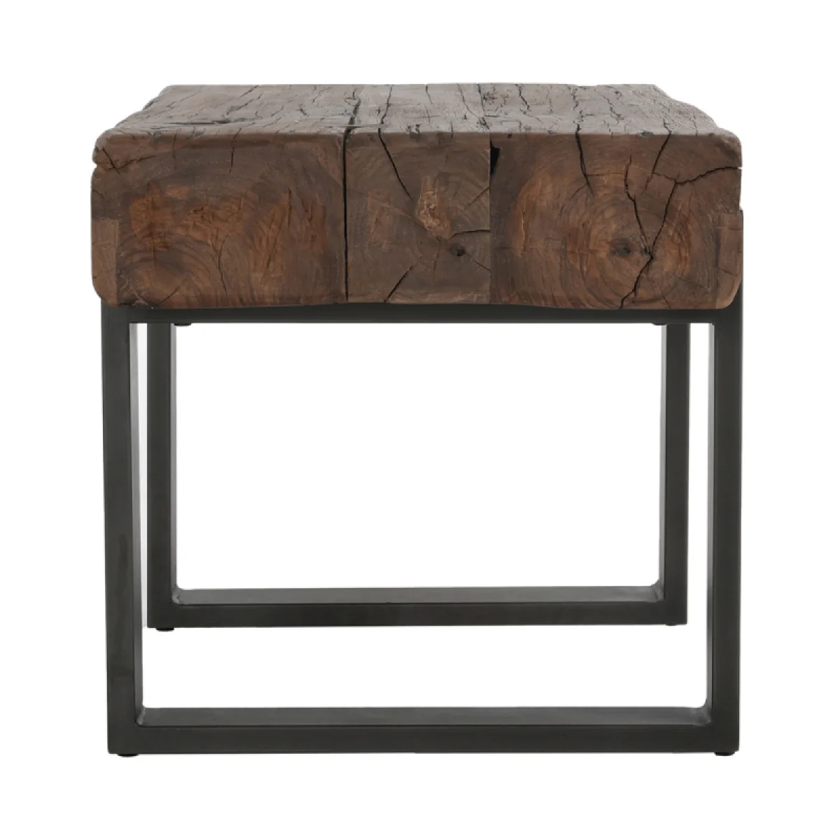 Duarte Solid Wood Rectangle End Table End tables Brown 6