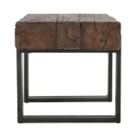 Duarte Solid Wood Rectangle End Table End tables Brown 12