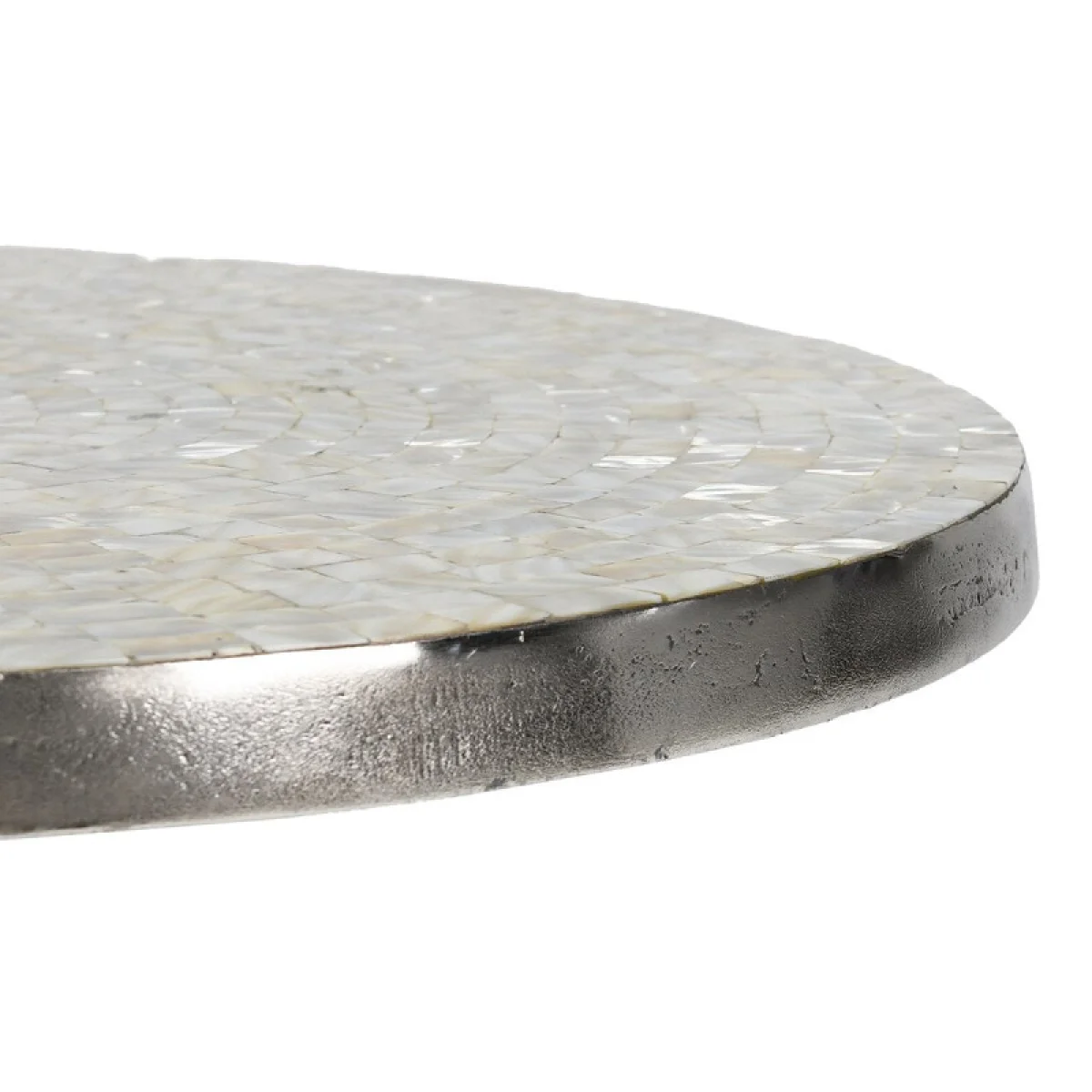 Ariel Aluminum Round Coffee Table Cocktail & Coffee Tables Classic Home 8