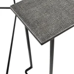Jonah Aluminum Rectangle Console Tables Set Of 2 Console Tables black 17