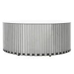 Victoria Mirror Round Coffee Table Cocktail & Coffee Tables black 9 Victoria Mirror Round Coffee Table Cocktail & Coffee Tables black 9