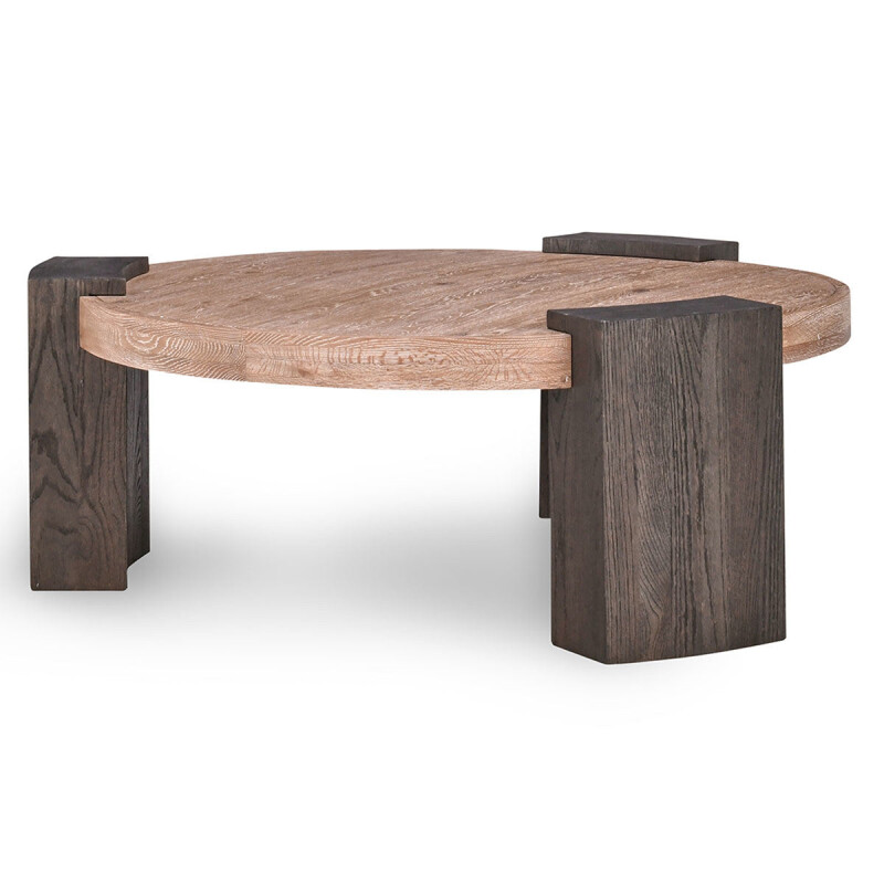 51011667-102063864 Rio Solid Wood Round Coffee Table - Image 1
