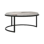 Hayword Hide Nesting Coffee Tables Set Of 2 Table Sets black 18