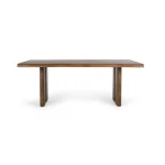 Holmes Solid Wood Rectangle Dining Table Dining Tables Artisan Brown 17 Holmes Solid Wood Rectangle Dining Table Dining Tables Artisan Brown 17
