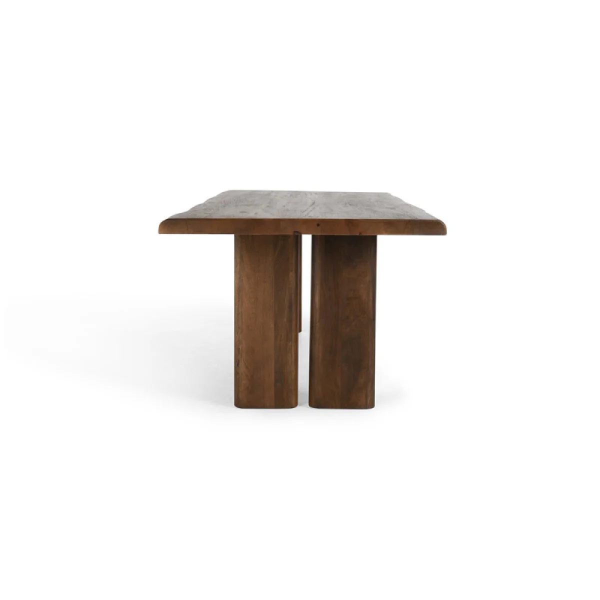Holmes Solid Wood Rectangle Dining Table Dining Tables Artisan Brown 7