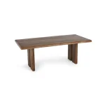 Holmes Solid Wood Rectangle Dining Table Dining Tables Artisan Brown 20 Holmes Solid Wood Rectangle Dining Table Dining Tables Artisan Brown 20