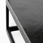 Remmy Cast Aluminum Rectangle Coffee Table Cocktail & Coffee Tables black 19