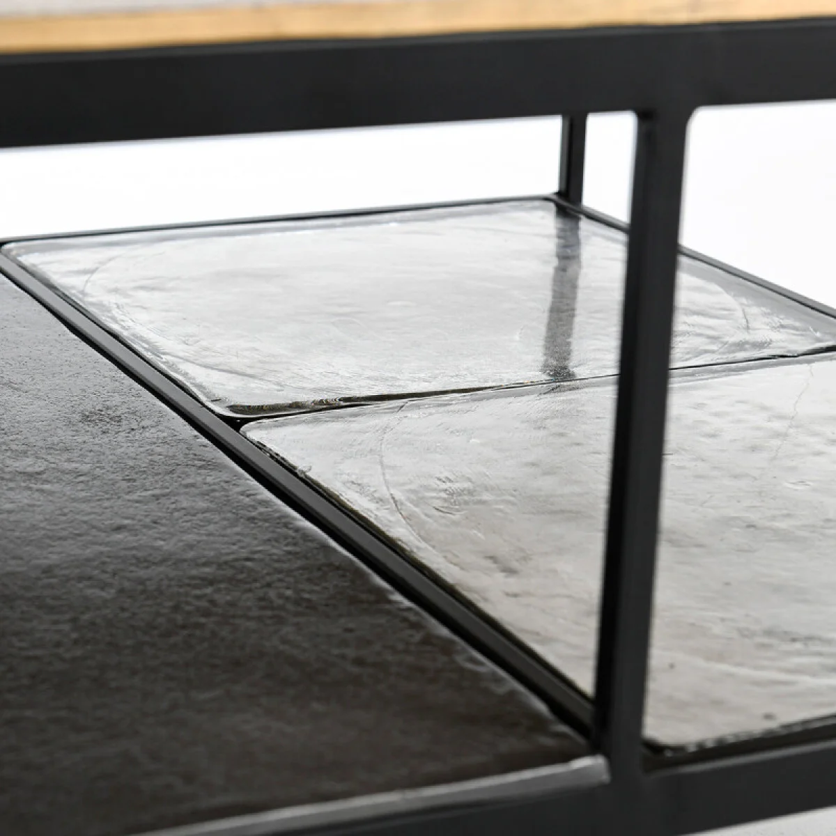 Remmy Cast Aluminum Rectangle Coffee Table Cocktail & Coffee Tables black 12
